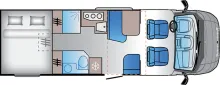 Grundriss Tag Sun Living S 72SP Ford
