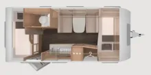 Grundriss Tag Knaus Sport 500 QDK