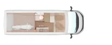 Grundriss Tag Weinsberg CaraBus GREY 630 MEG EDITION [FIRE]