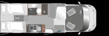 Grundriss Tag LMC Cruiser 740 EL