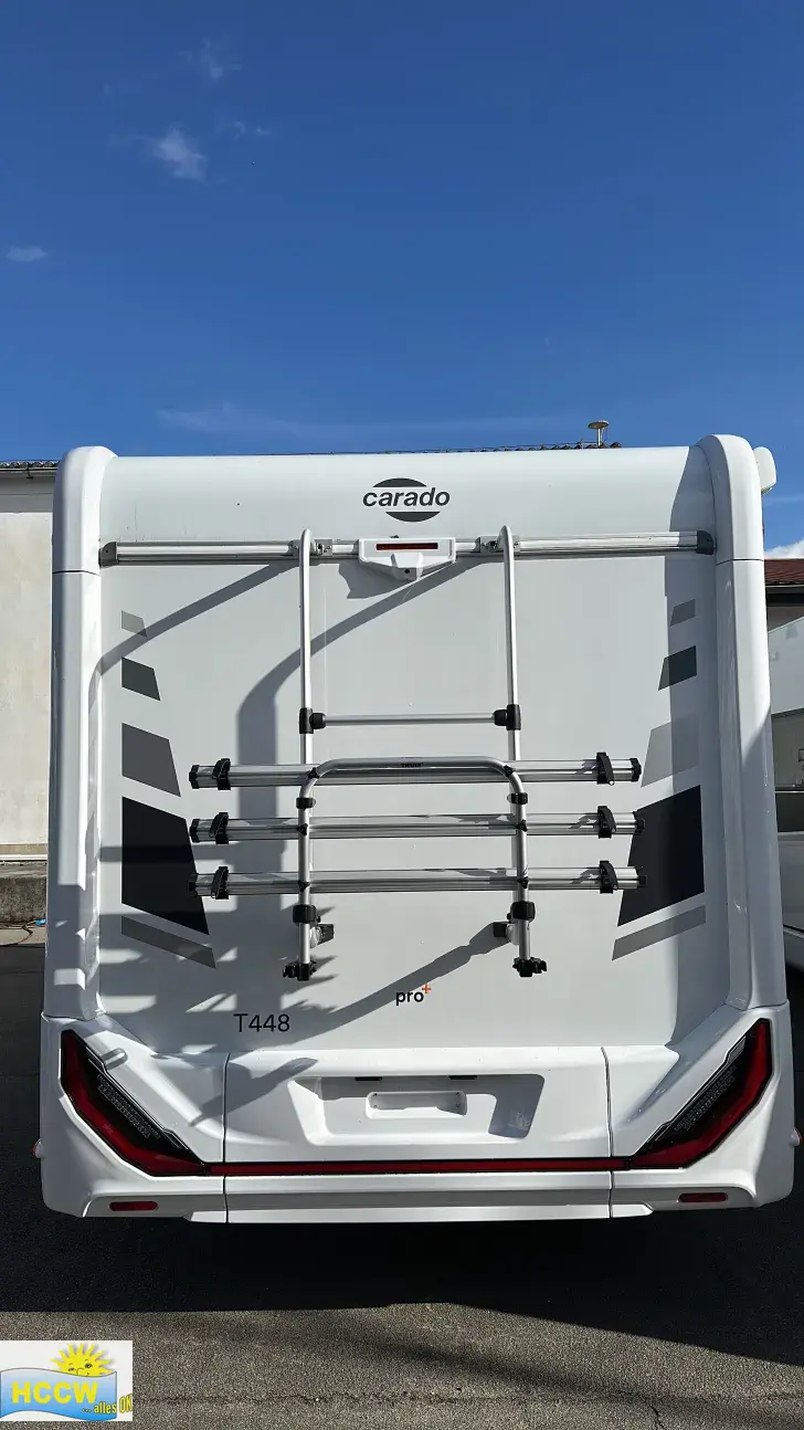 Frontal Hinten Carado T 448 Automatik, Lithium, RFK, Radio