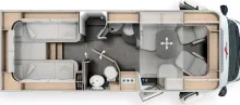 Grundriss Tag Malibu T 470 RB LE K lightweight Fiat 160 PS ACC chiaro