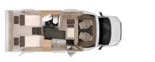 Grundriss Nacht Knaus Sky TI 650 MEG