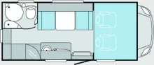 Grundriss Tag Knaus Sun Traveller 550 D