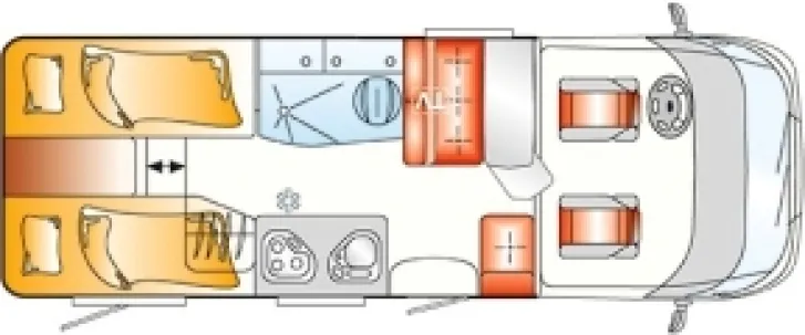 Grundriss Tag LMC Breezer 643 G