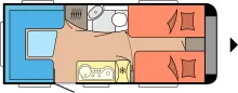 Grundriss Tag Hobby Premium 495 UL
