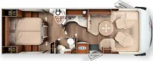 Grundriss Tag Carthago chic s-plus I 52 QB hochwertige Ausstattung