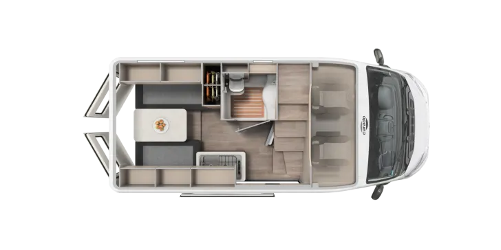 Grundriss Tag Carado CV 541 PRO NEUHEIT!! Aktion alle Pakete,