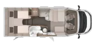 Grundriss Tag Knaus L!VE WAVE 700 MEG