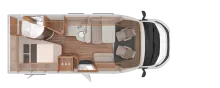 Grundriss Tag Knaus Sun TI 650 MF Platinum Selection *1. Hand*SAT-Anlage & TV*