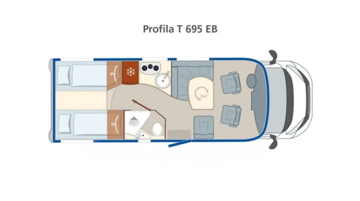 Fahrzeugbild Eura Mobil Profila 695 EB #2