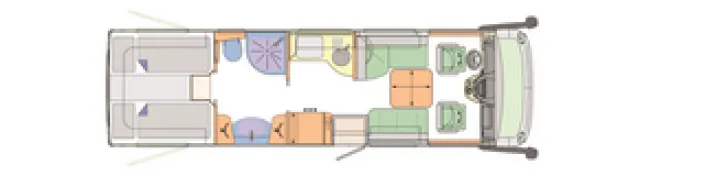 Grundriss Tag Concorde Charisma 850 L