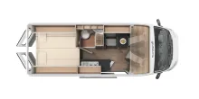 Grundriss Tag Sunlight Camper Van Cliff 640 Adventure 4x4 AHK Navi Kamera*
