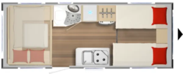 Tagesgrundriss Bürstner Averso Plus 520 TL
