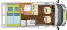 Grundriss Tag Hymer Camper Van Grand Canyon