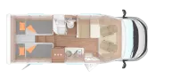 Grundriss Tag Weinsberg CaraCompact 600 MEG EDITION [PEPPER]