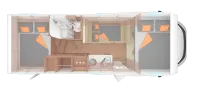Grundriss Nacht Weinsberg CaraHome 700 DG
